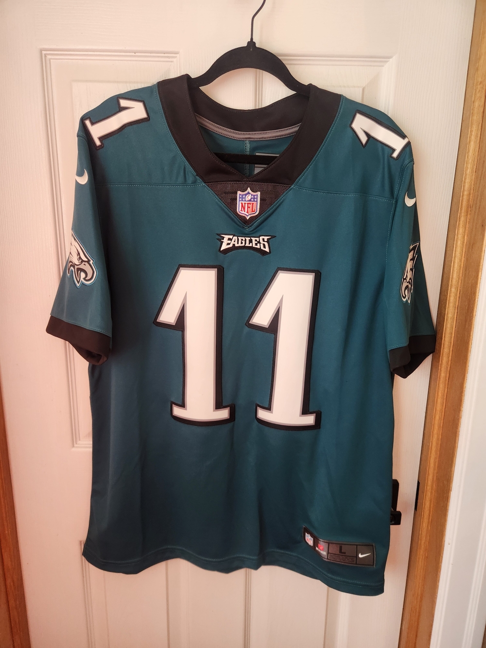 Philadelphia Eagles #11 Teal Men's NFL Jersey - Nike